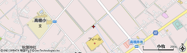 愛知県安城市高棚町周辺の地図