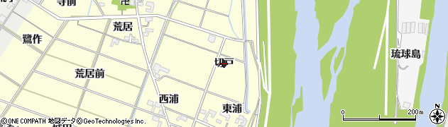 愛知県岡崎市渡町（切戸）周辺の地図