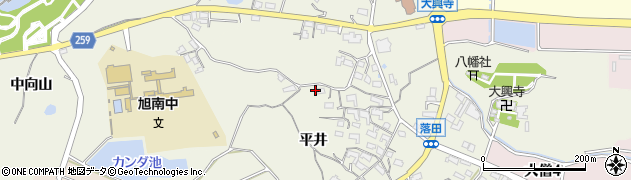 愛知県知多市大興寺平井155周辺の地図