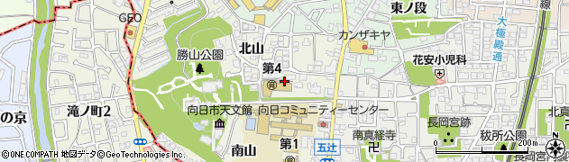 京都府向日市向日町周辺の地図