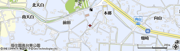 愛知県知多郡阿久比町板山本郷45周辺の地図