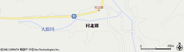 島根県美郷町（邑智郡）村之郷周辺の地図