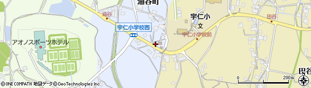 宇仁簡易郵便局周辺の地図