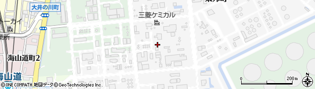 三重県四日市市東邦町周辺の地図