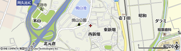 愛知県知多郡阿久比町卯坂西新畑41周辺の地図