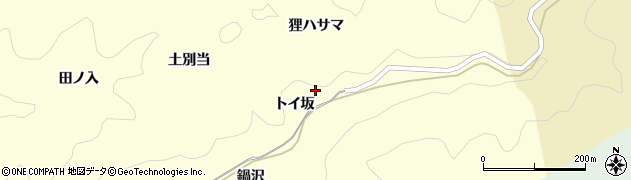 愛知県岡崎市蓬生町（トイ坂）周辺の地図