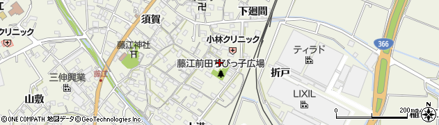 愛知県東浦町（知多郡）藤江（前田）周辺の地図
