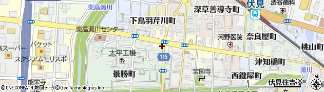 京都府京都市伏見区鳥羽町689周辺の地図