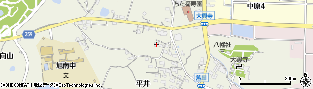 愛知県知多市大興寺平井195周辺の地図