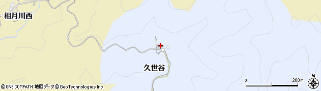 京都府宇治市東笠取久世谷5周辺の地図