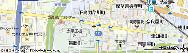 京都府京都市伏見区鳥羽町692周辺の地図