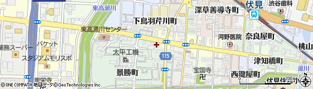 京都府京都市伏見区鳥羽町693周辺の地図