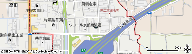 京都府京都市南区久世東土川町371周辺の地図