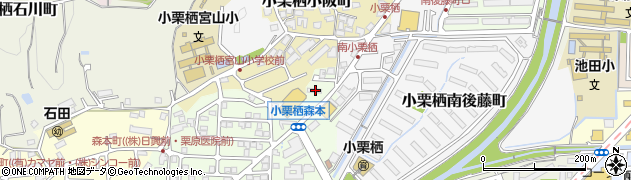 京都府京都市伏見区小栗栖森本町3周辺の地図