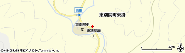 京都府亀岡市東別院町東掛（岩脇）周辺の地図