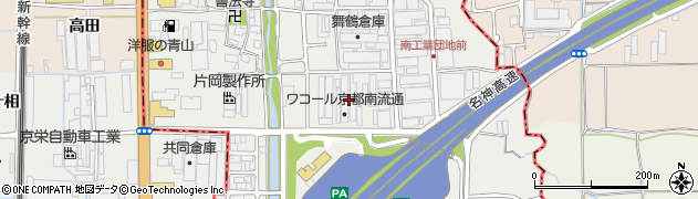 京都府京都市南区久世東土川町周辺の地図