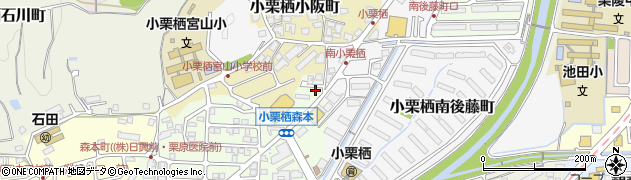 京都府京都市伏見区小栗栖森本町1周辺の地図