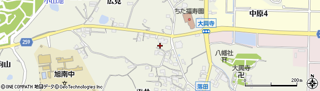 愛知県知多市大興寺平井206周辺の地図