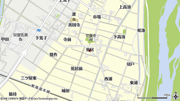 〒444-0933 愛知県岡崎市渡町の地図