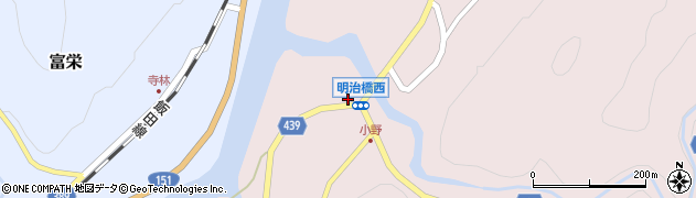 愛知県新城市大野（広野）周辺の地図