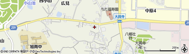 愛知県知多市大興寺平井213周辺の地図