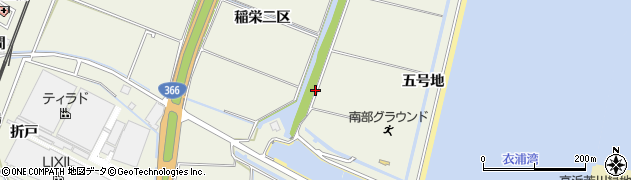 愛知県東浦町（知多郡）藤江（鍋屋新田）周辺の地図