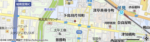 京都府京都市伏見区鳥羽町703周辺の地図