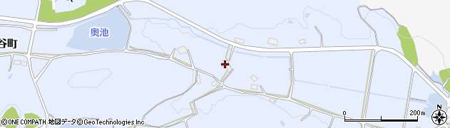 兵庫県加西市鴨谷町116周辺の地図