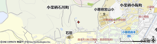 京都府京都市伏見区小栗栖石川町周辺の地図