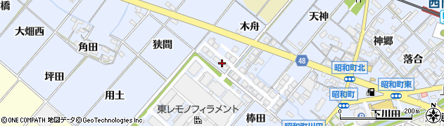 愛知県岡崎市昭和町木舟63周辺の地図