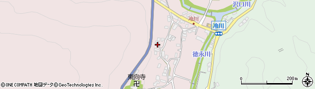 静岡県伊豆市冷川342周辺の地図