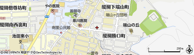 京都府京都市伏見区醍醐勝口町2周辺の地図