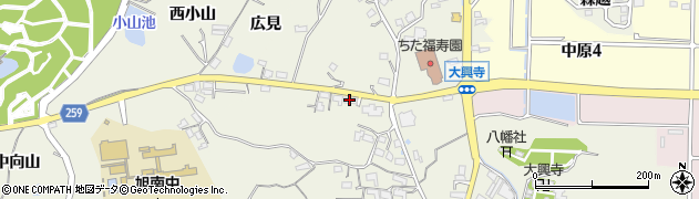 愛知県知多市大興寺平井212周辺の地図
