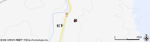 愛知県新城市富保（岡）周辺の地図