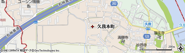 久我本町多田Ｗガレージ周辺の地図