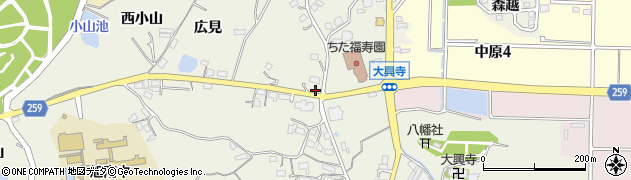 愛知県知多市大興寺平井214周辺の地図
