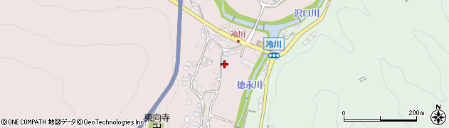 静岡県伊豆市冷川200周辺の地図