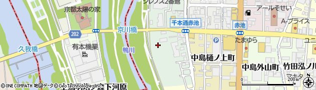 京都府京都市伏見区中島河原田町周辺の地図