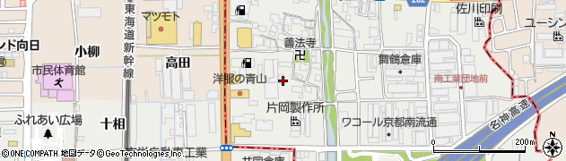 京都府京都市南区久世東土川町153周辺の地図