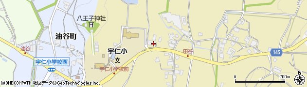兵庫県加西市田谷町1017周辺の地図