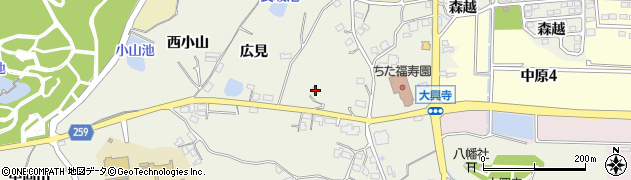愛知県知多市大興寺平井225周辺の地図