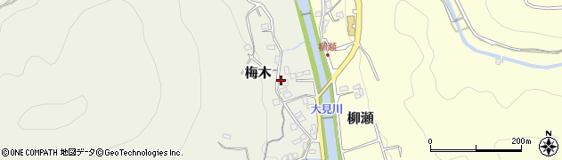 静岡県伊豆市梅木467周辺の地図