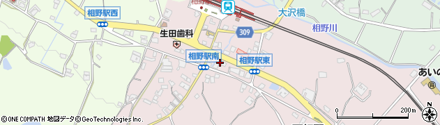 ＪＡ兵庫六甲藍周辺の地図