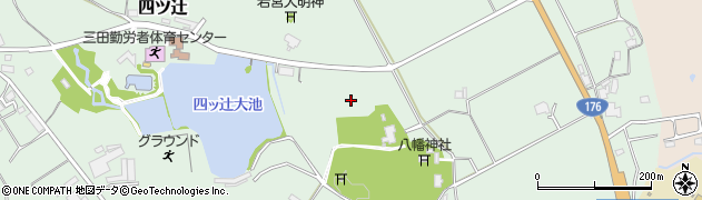 四ッ辻大池周辺の地図