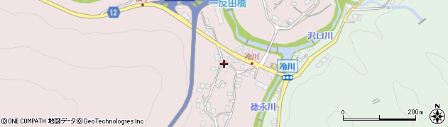 静岡県伊豆市冷川321周辺の地図