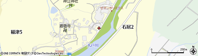 滋賀県大津市石居周辺の地図