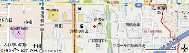 京都府京都市南区久世東土川町152周辺の地図