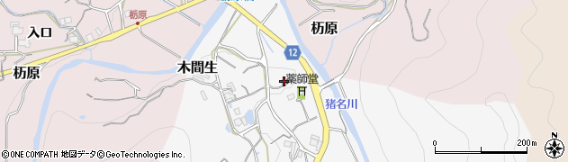 兵庫県川辺郡猪名川町木間生4周辺の地図