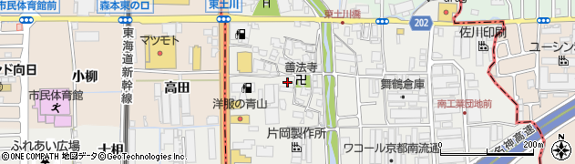 京都府京都市南区久世東土川町150周辺の地図