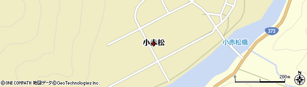 兵庫県佐用町（佐用郡）小赤松周辺の地図